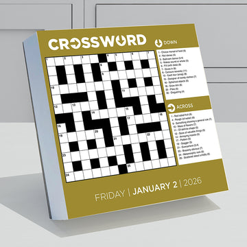 2026 Daily Word Puzzle Daily Desktop Calendar - 0