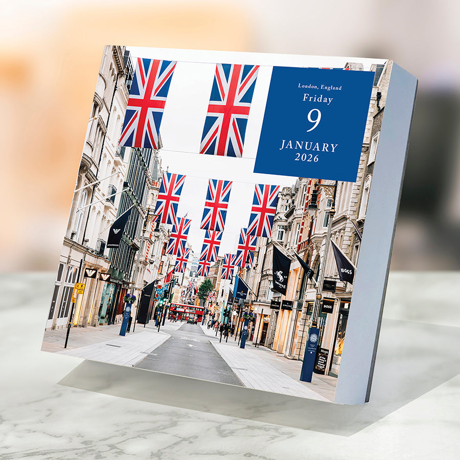 2026 World Travel Daily Desktop Calendar