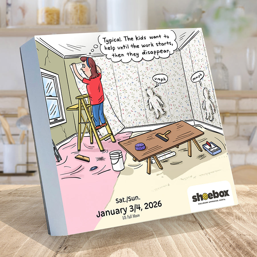 2026 Shoebox Daily Desktop Calendar - 0