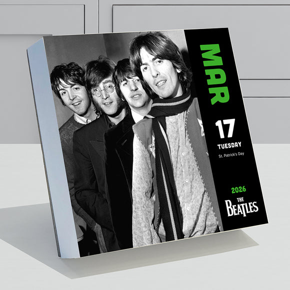 2026 The Beatles Daily Desktop Calendar