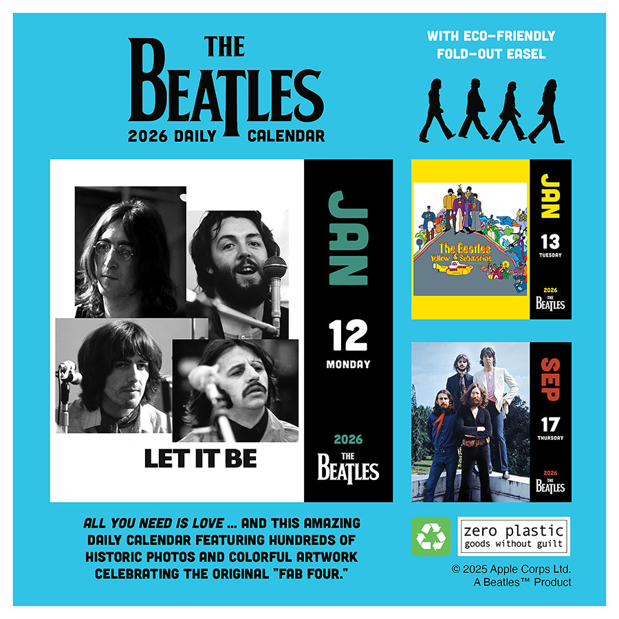 2026 The Beatles Daily Desktop Calendar
