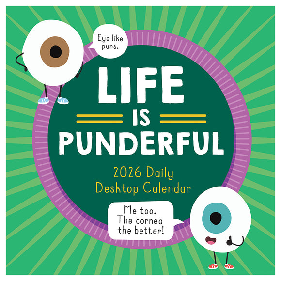 2026 Puns of Fun Daily Desktop Calendar
