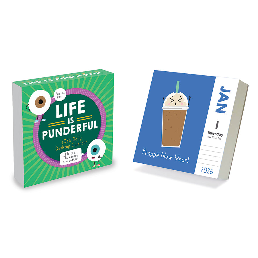 2026 Puns of Fun Daily Desktop Calendar