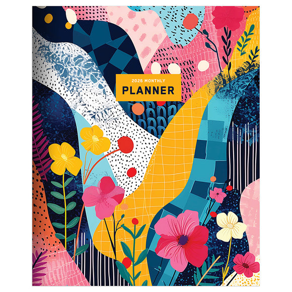 2026 Colorful Collage Medium Monthly Planner