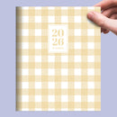 2026 Gingham Wheat Medium Monthly Planner-3