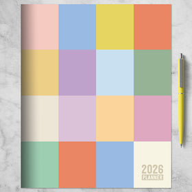 2026 Color Swatch Large Monthly Planner