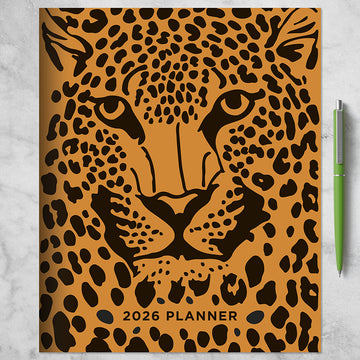 2026 Exotic Cat Large Monthly Planner