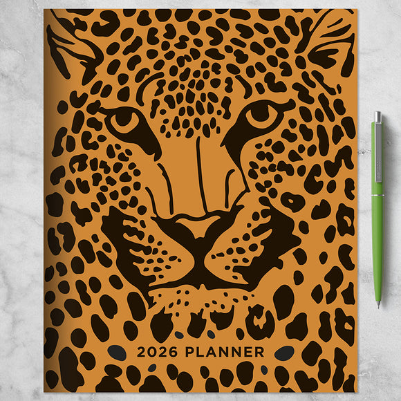 2026 Exotic Cat Large Monthly Planner