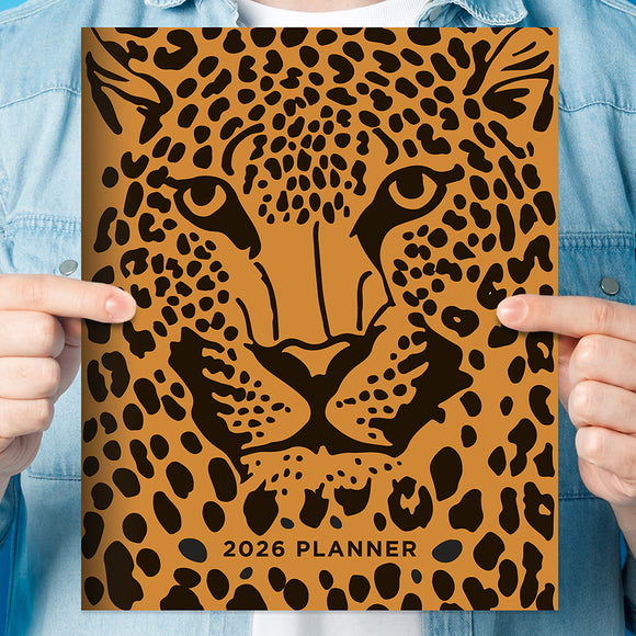 2026 Exotic Cat Large Monthly Planner