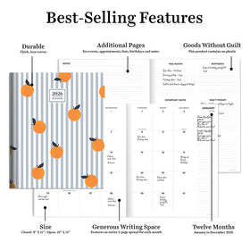 2026 Seriously Citrus Large Monthly Planner - 0
