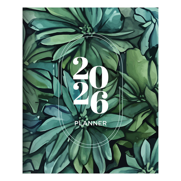 2026 Succulent Large Monthly Planner