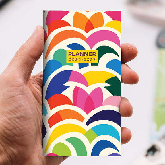 2026-2027 Color Burst Small Monthly Pocket Planner