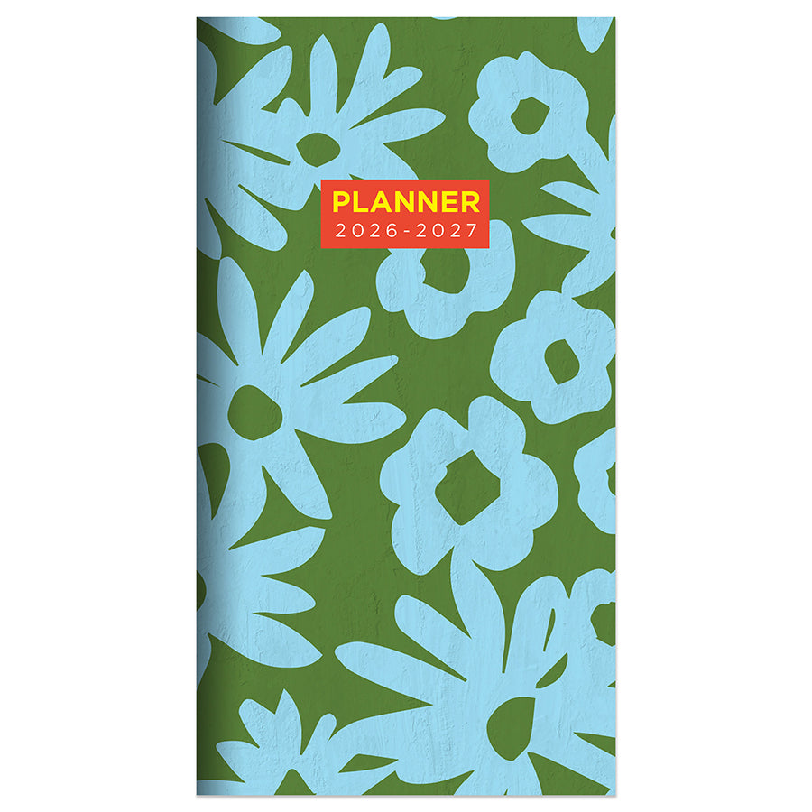 2026-2027 Flower Stencil Small Monthly Pocket Planner
