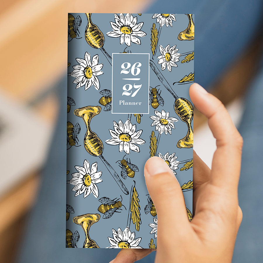 2026-2027 Honey Bees Small Monthly Pocket Planner