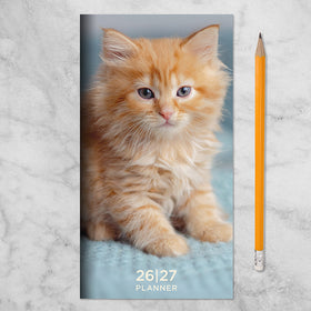 2026-2027 Kitten Small Monthly Pocket Planner