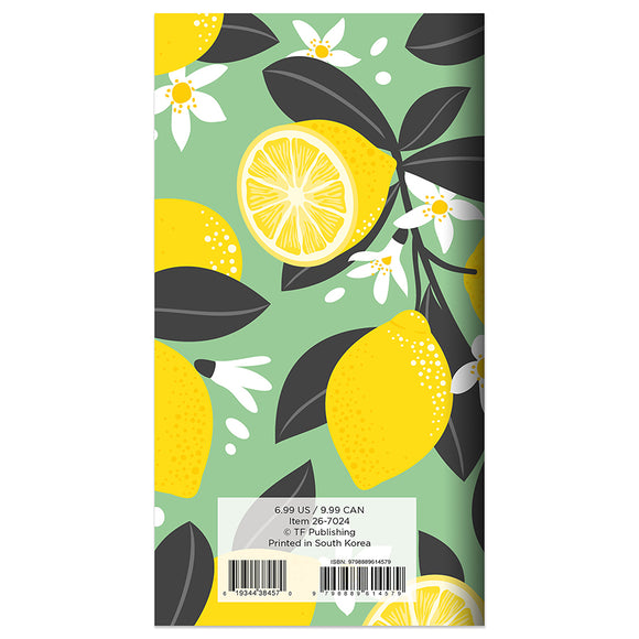 2026-2027 Lemon Blossom Small Monthly Pocket Planner