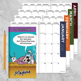 2026-2027 Maxine Small Monthly Pocket Planner - 0