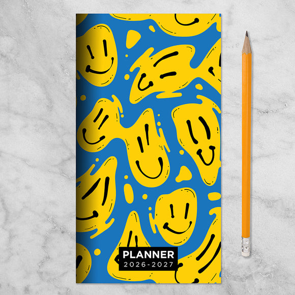 2026-2027 Smiley Small Monthly Pocket Planner