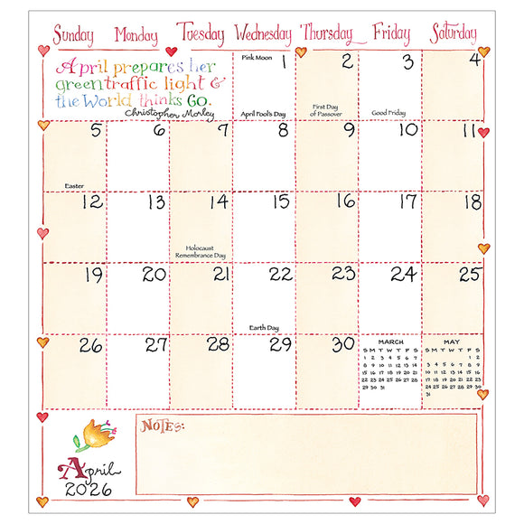 2026-2027 Susan Branch Small Monthly Pocket Planner