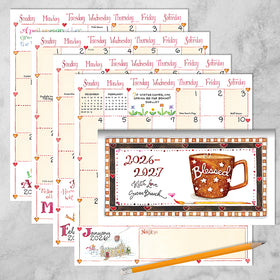 2026-2027 Susan Branch Small Monthly Pocket Planner - 0