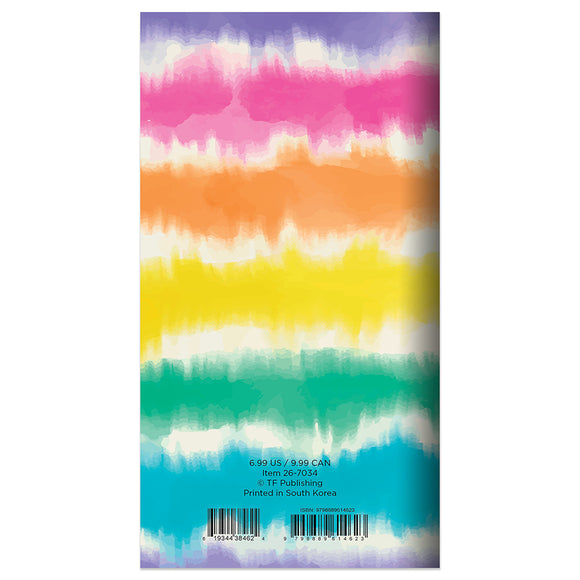 2026-2027 Tie Dye Small Monthly Pocket Planner