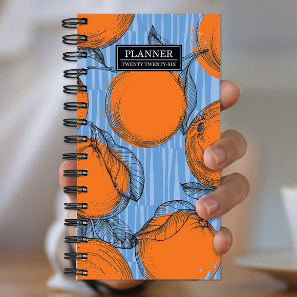 2026 Citrus Small Weekly Monthly Planner