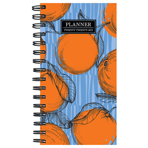 2026 Citrus Small Weekly Monthly Planner