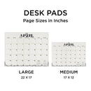 2026 Floral Large Desk Pad Monthly Blotter Calendar-4