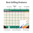 2026 Sherbet Large Desk Pad Monthly Blotter Calendar-2