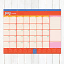 2026 Sherbet Large Desk Pad Monthly Blotter Calendar-5