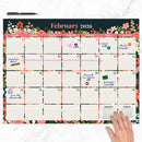 2026 Bountiful Blooms Large Desk Pad Monthly Blotter Calendar-3