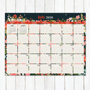2026 Bountiful Blooms Large Desk Pad Monthly Blotter Calendar-5