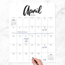 2026 Large Art Poster Wall Calendar-4