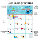 2026 Sesame Street Large Art Poster Wall Calendar-3