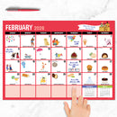 2026 Every Day's A Holiday Medium Desk Pad Monthly Blotter Calendar-2