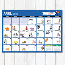 2026 Every Day's A Holiday Medium Desk Pad Monthly Blotter Calendar-4
