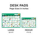 2026 Every Day's A Holiday Medium Desk Pad Monthly Blotter Calendar-5