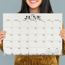 2026 Floral Medium Desk Pad Monthly Blotter Calendar-1