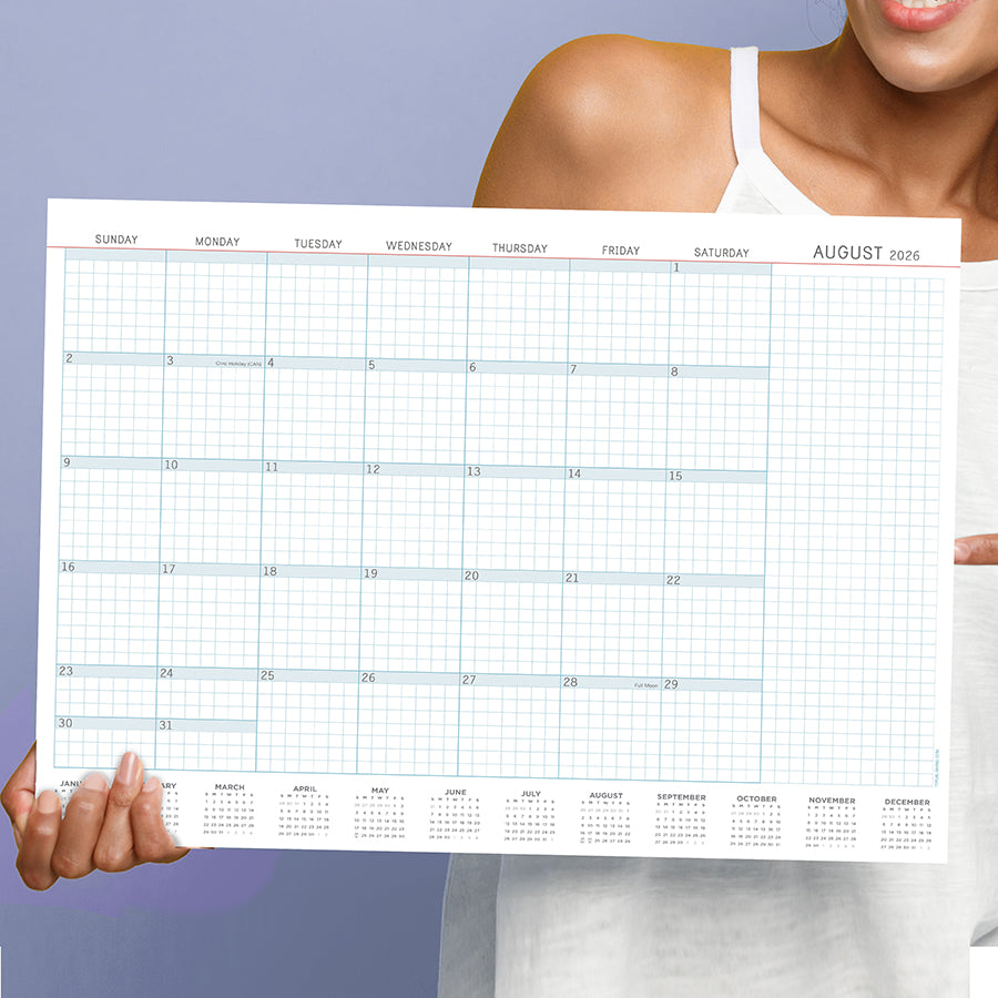 2026 Professional Medium Desk Pad Monthly Blotter Calendar