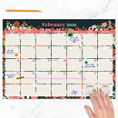 2026 Bountiful Blooms Medium Desk Pad Monthly Blotter Calendar-1