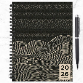 2026 Rolling Waves Medium Weekly Monthly Planner