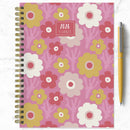 2026 Pink Pretty Petals Medium Weekly Monthly Planner-1