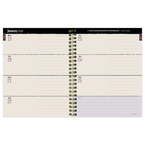 2026 Pretty Kitty Medium Weekly Monthly Planner