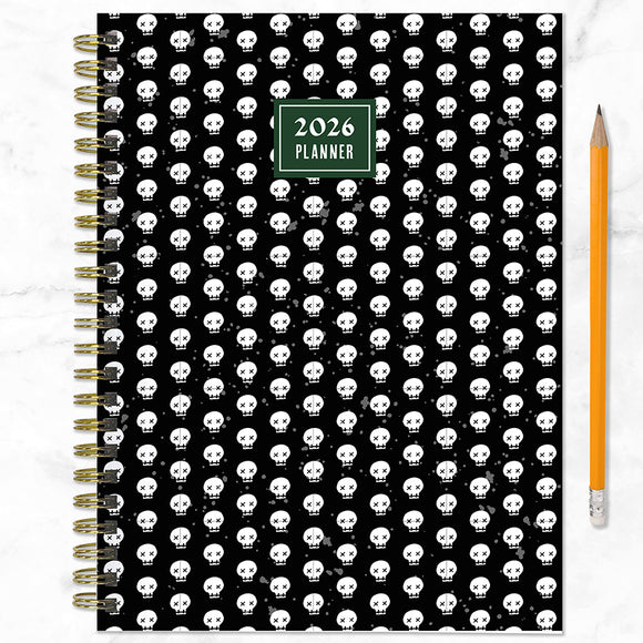 2026 Skulls & Spells Medium Weekly Monthly Planner