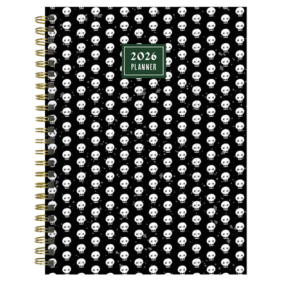 2026 Skulls & Spells Medium Weekly Monthly Planner