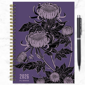 2026 Witch's Flower Medium Weekly Monthly Planner