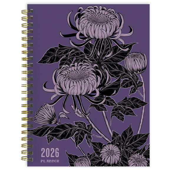 2026 Witch's Flower Medium Weekly Monthly Planner