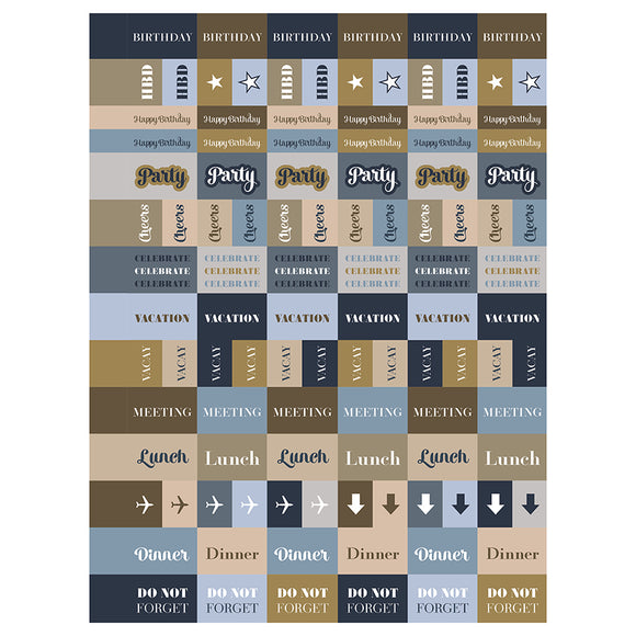 2026 Classic Plaid Medium Weekly Monthly Planner