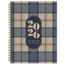 2026 Classic Plaid Medium Weekly Monthly Planner-10