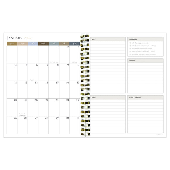 2026 La Campagne Year Medium Weekly Monthly Planner